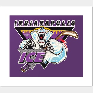 Defunct Indianapolis Ice Hockey Team Posters and Art